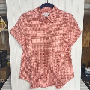 Liz Claiborne Small Button Down Blouse Shirt